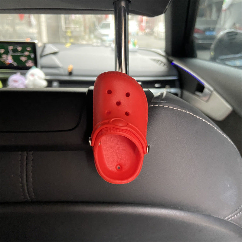 Auto de plástico al por mayor con zapatos de agujero de gancho pequeño